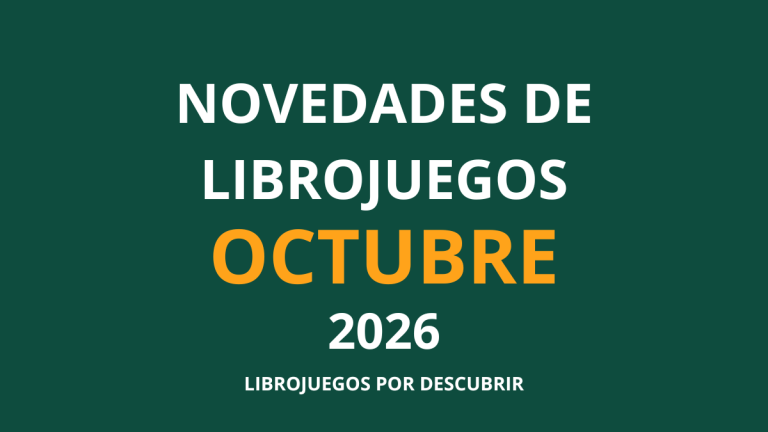 Novedades de librojuegos de octubre de 2026